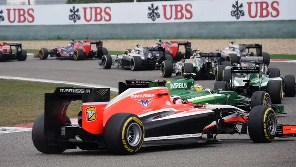 Coureurs Concurreren Tijdens 2014 Formula Chinese Grand Prix Het Shanghai — Stockfoto