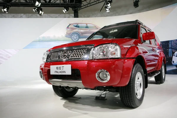 Nissan Paladin Exhibe Durante 13ª Exposición Internacional Automóviles Beijing También — Foto de Stock