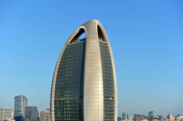 Vista Del Nuevo Edificio Sede Del Diario Los Pueblos Construcción —  Fotos de Stock