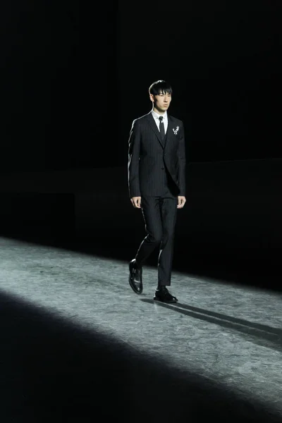 Moda Dior Homme Winter 2014 Collection Shanghai Cina Aprile 2014 — Foto Stock
