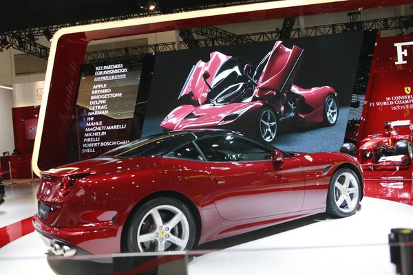 Ferrari California Exibido Sua Estreia China Durante 13Th Beijing International — Fotografia de Stock