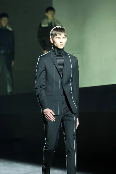 Dior Homme Zima 2014 Kolekcja Fashion Show Szanghaju Chiny Kwietnia — Zdjęcie stockowe