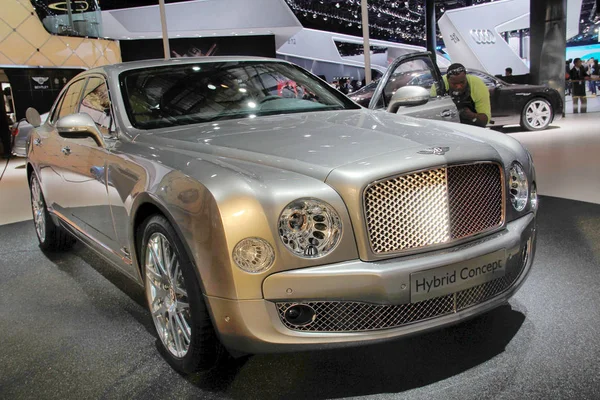 Conceito Híbrido Bentley Mulsanne Exibido Durante 13Th Beijing International Automotive — Fotografia de Stock