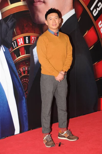 Hong Kong Actor Chapman Poses Premiere His New Movie Vegas — Stock Photo, Image