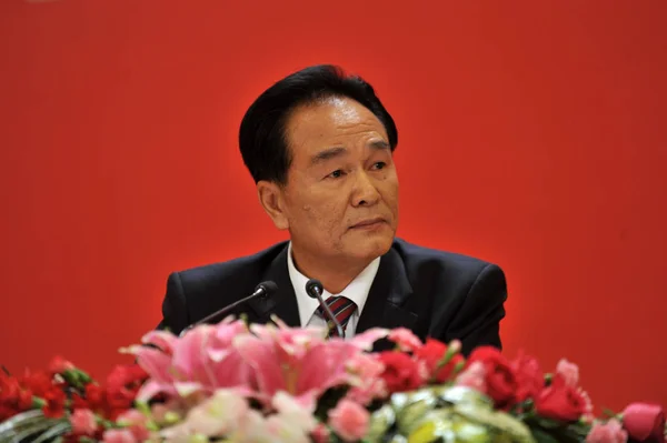 Cai Mingzhao Spokesman 18Th National Congress Communist Party China Cpc — Stock Photo, Image