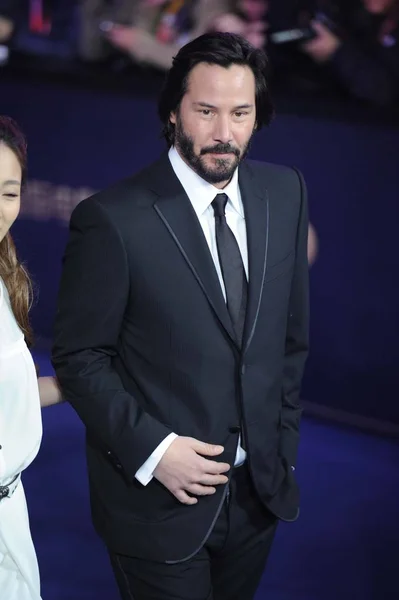 Actor Estadounidense Keanu Reeves Llega Para Ceremonia Clausura Del 3Er —  Fotos de Stock