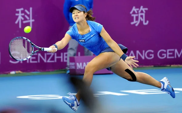 China Raakt Een Schot Bojana Jovanovski Van Servië Hun Wedstrijd — Stockfoto