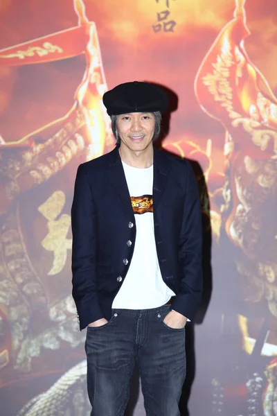 Χονγκ Κονγκ Ηθοποιός Και Σκηνοθέτης Stephen Chow Θέτει Κατά Συνέντευξη — Φωτογραφία Αρχείου