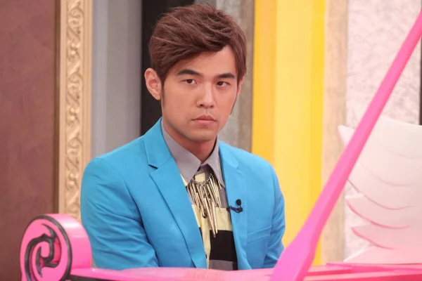 Cantante Attore Taiwanese Jay Chou Esibisce Durante Record Show Televisivo — Foto Stock