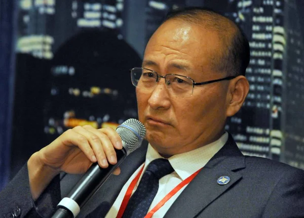 File Niu Ximing Presidente Del Banco Comunicaciones Asiste Sub Foro —  Fotos de Stock