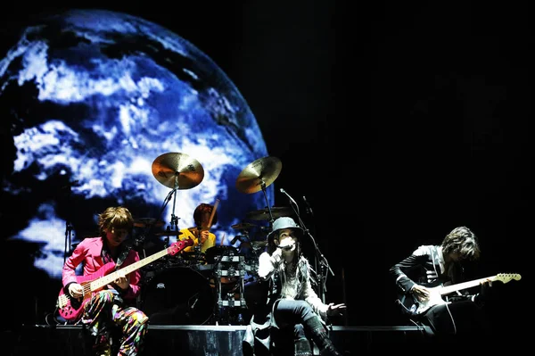 Banda Rock Japonesa Larc Ciel Actúa Concierto Durante Gira Mundial — Foto de Stock