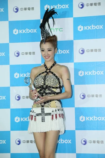 Onu Kupa Yıllık Top Şarkıcılar Için Kkbox Müzik Ödülleri Töreninde — Stok fotoğraf