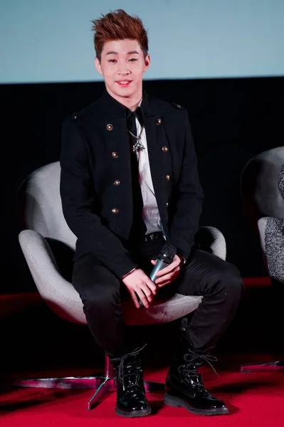Henry Lau Del Gruppo Pop Sudcoreano Super Junior Partecipa Una — Foto Stock