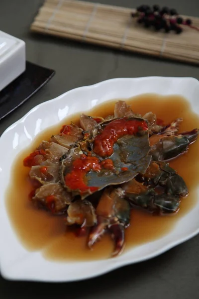 Chinese Cuisine Drunken Crab — Stock Photo, Image