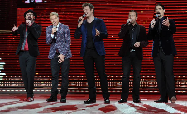 Backstreet Boys Perform Pre Recording Spring Festival Gala Shenyang Northeast — Stock fotografie