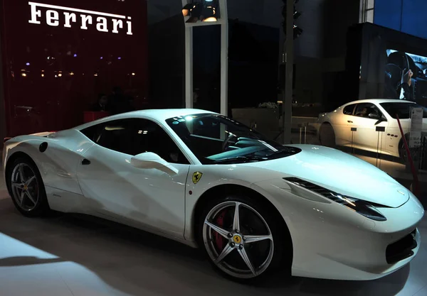 Ferrari 458 Italia Представлена Международной Автомобильной Выставке Чунцине Китай Июня — стоковое фото