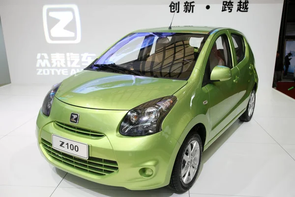 Z100 Zotye Auto Exibido Durante 15Th Shanghai International Automobile Industry — Fotografia de Stock