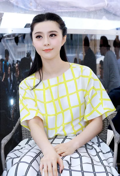 Chinesische Schauspielerin Fan Bingbing Posiert Während Einer Pressekonferenz Zum Film — Stockfoto