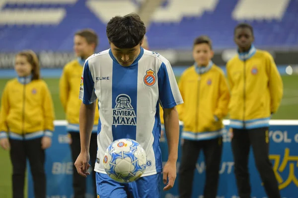 Spanyol Liga Yan Rcd Espanyol Cornella Llobregat Spanya Ocak 2019 — Stok fotoğraf