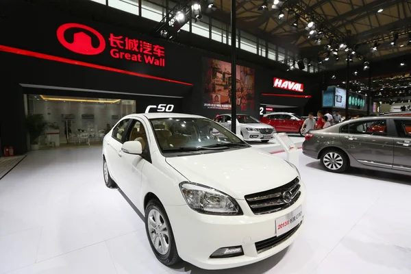 Great Wall C30 Jest Wyświetlany Podczas 2014 Pudong International Automotive — Zdjęcie stockowe