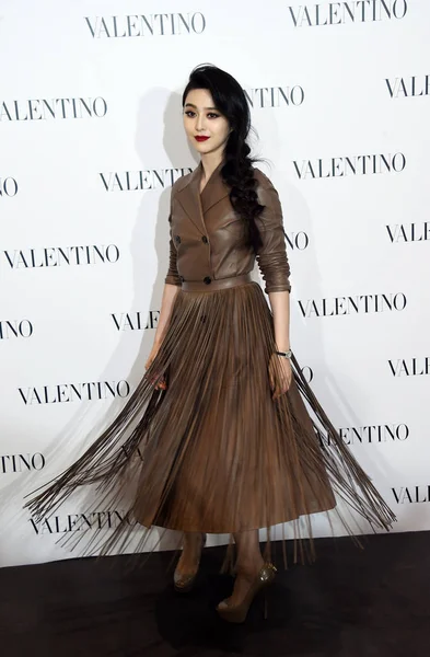 Chinese Actress Fan Bingbing Poses Opening Ceremony New Valentino Store — Stock Photo, Image