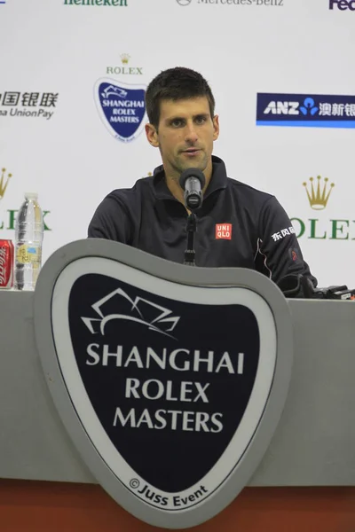 Mikhail Kukushkin Kazakistan Erkekler Üçüncü Turda 2014 Shanghai Rolex Masters — Stok fotoğraf