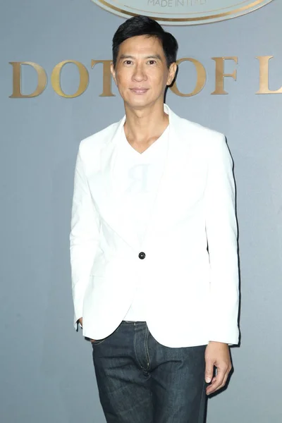 Hong Kong Actor Nick Cheung Poses Opening Party Tod Dots — Stock Photo, Image