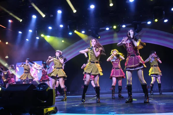 Idol Tagjai Csoport Snh48 Egy Nővér Csoportja Japán Pop Lány — Stock Fotó