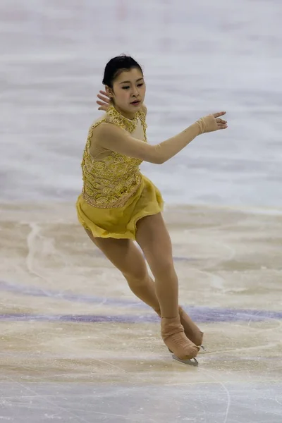 Kanako Murakami Japonii Wykonuje Podczas Lexus Cup China 2014 Isu — Zdjęcie stockowe