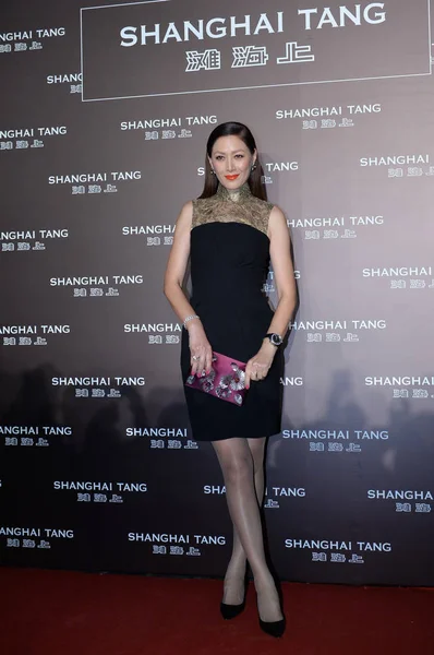 Modelo Hong Kong Sophia Kao Posa Mientras Llega Evento Moda —  Fotos de Stock
