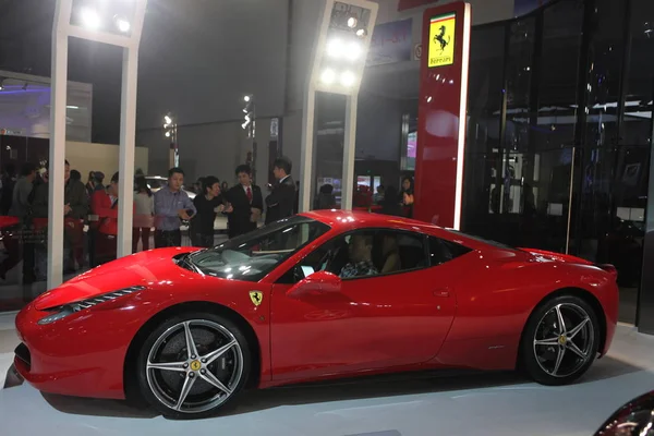Ferrari Седан Виставлений Показ Авто Шоу Гуанчжоу Південна Chinas Провінції — стокове фото