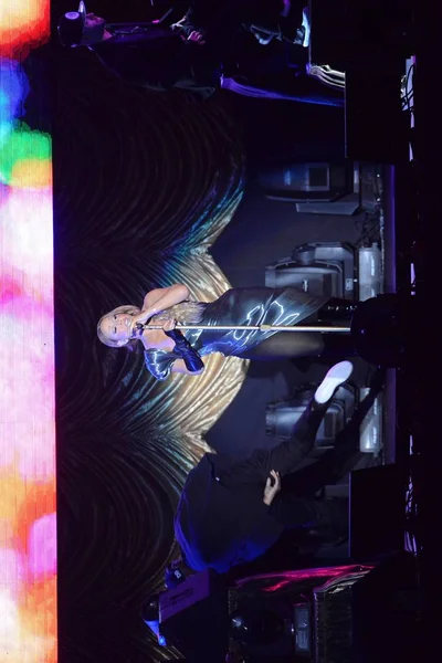 Американская Певица Мэрайя Кэри Выступает Своем Концерте Тайбэе Тайвань Октября — стоковое фото