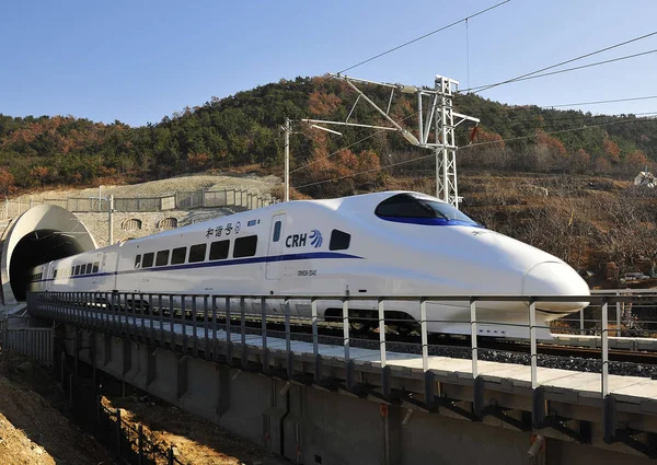 Train Grande Vitesse Crh China Railway High Speed Circule Sur — Photo