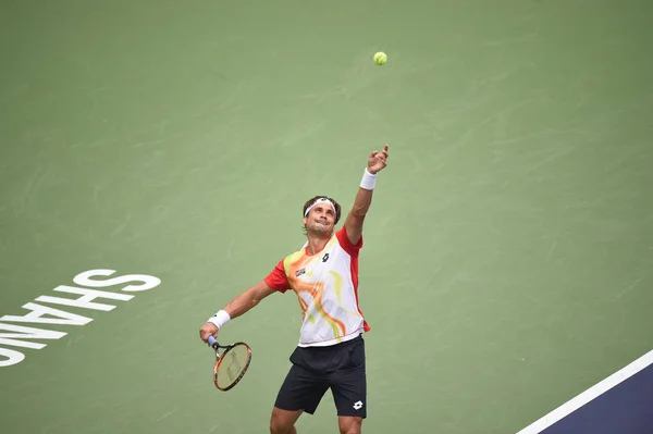 David Ferrer Spanya Andy Murray Karşı Ngiltere Nin Tek Erkekler — Stok fotoğraf