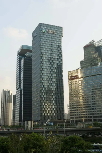 Vista Edifícios Altos Pudong Xangai China Setembro 2014 — Fotografia de Stock