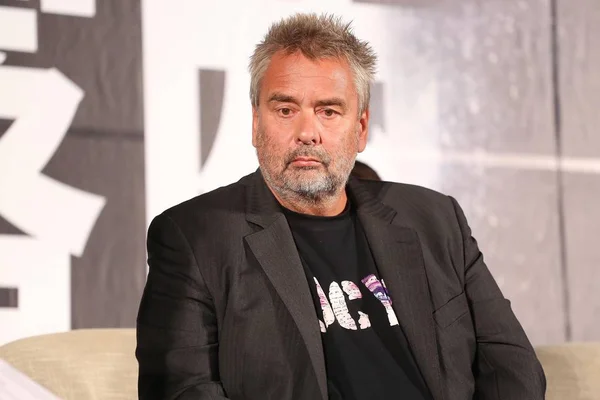 Director Francés Luc Besson Asiste Una Conferencia Prensa Para Película — Foto de Stock