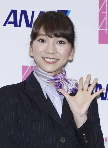 Aki Takajo Indonesiska Idol Flicka Grupp Jkt48 Syster Gruppen Japanska — Stockfoto