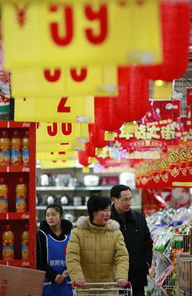 Onlar Huaibei Şehir Doğu Chinas Anhui Eyaleti Şubat 2013 Bir — Stok fotoğraf