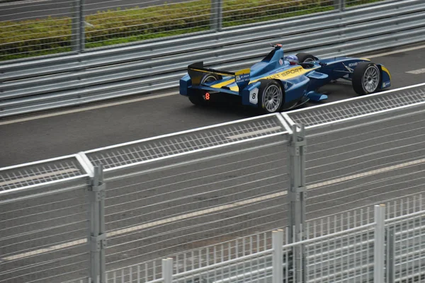 Piloto Dams Renault Nicolas Prost Francia Compite Durante Carrera Automovilística —  Fotos de Stock