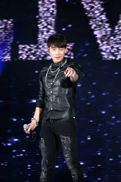 South Korean Actor Singer Rain Performs Live Smart Concert Shanghai — Stock Photo, Image