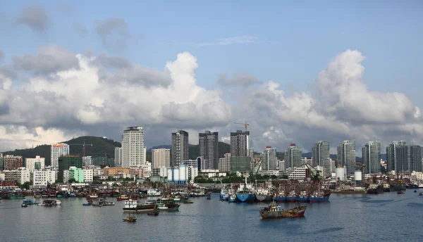 Cityscape Sanya City Dél Chinas Hainan Tartomány Április 2013 — Stock Fotó