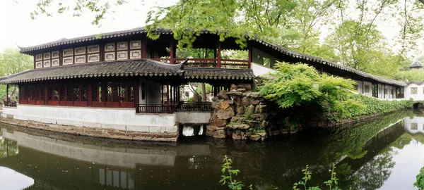 Tekintettel Szerény Adminisztrátor Garden Vagy Zhuozhengyuan Guarden Klasszikus Kertek Suzhou — Stock Fotó