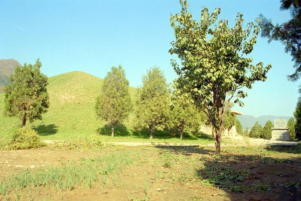 Vista Del Tumba Los Sitios Del Antiguo Reino Koguryo Ciudad — Foto de Stock
