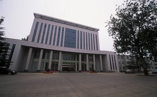 Vista General Del Edificio Del Gobierno Del Condado Linyi Provincia — Foto de Stock