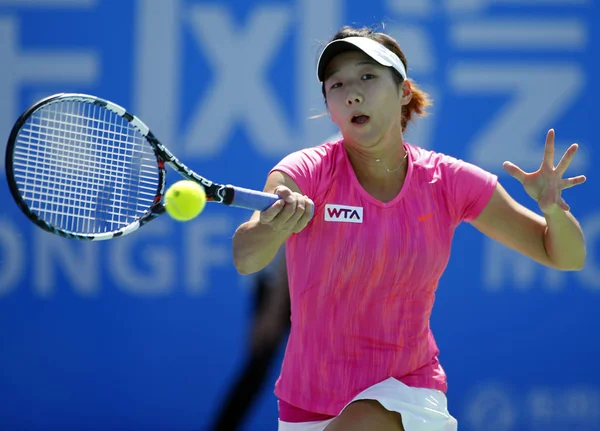 중국의 Kailin 스페인의 후베이 2014 2014 Wta 테니스 라운드 — 스톡 사진