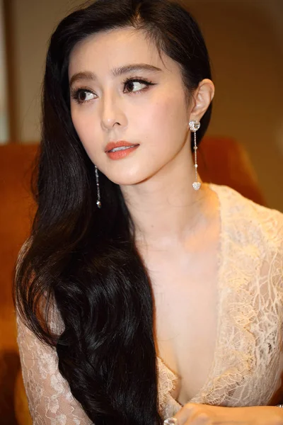 Actriz China Fan Bingbing Asiste Una Conferencia Prensa Para Nueva —  Fotos de Stock