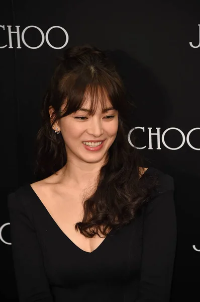 Atriz Sul Coreana Song Hye Kyo Sorri Durante Cerimônia Abertura — Fotografia de Stock