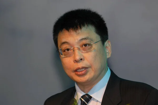 File Pan Yue Entonces Director Adjunto Administración Estatal Protección Ambiental — Foto de Stock