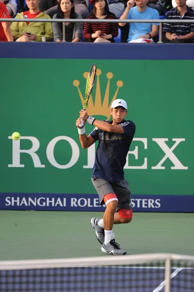 Yen Hsun Taipei Torna Ivo Karlovic Croazia Nel Secondo Turno — Foto Stock