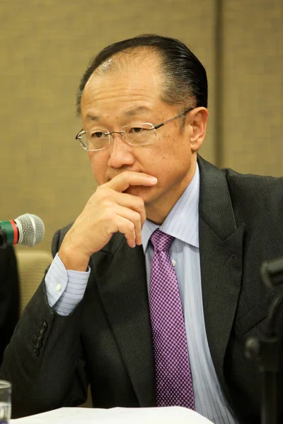Jim Yong Kim Presidente Del Banco Mundial Asiste Una Conferencia —  Fotos de Stock